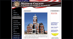 Desktop Screenshot of monroecountygaelections.com